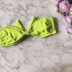J. Crew Neon Yellow Bikini top